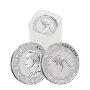 2025 1 oz Australian Silver Kangaroo Coin (BU - Tube of 25) - Picture 1 of 3