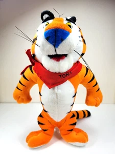 TONY THE TIGER Plush Toy Vintage Kelloggs SASCO Kellogg Cereal Mascot 9" w Scarf - Picture 1 of 8