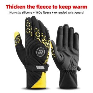 ROCKBROS Winter Bicycle Keep Warm Gloves Cycling Motorcycle Shockproof Gloves 