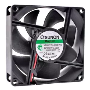 For SUNON ME80251V4-Q03U-AA9 8cm 8025 DC9V 0.55W suspension bearing cooling fan - Picture 1 of 8