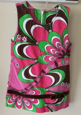 VESTIDO JUMPER PANA CORKY'S NIÑOS NIÑA Rosa Multi FLOR DE FANTASÍA Talla 3T MANGA Foto 1 de 4