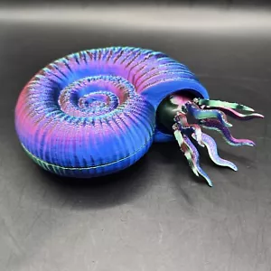 Nautilus Pulpo Océano Criatura Amonita Figura Articulada Juguete Impreso en 3D - Imagen 1 de 6