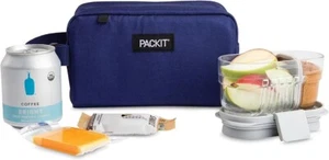 PackIt Freezable Snack Box Blue New - Picture 1 of 6