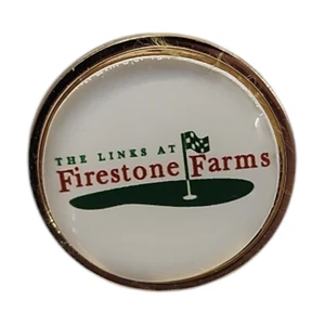 Marcador de pelota con logotipo de campo de golf The Links at Firestone Farms Columbiana, Ohio - Imagen 1 de 3