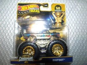 Hot Wheels 2025 Monster Trucks Trophy Champions 50th Anniversary Bigfoot VHTF - Picture 1 of 1