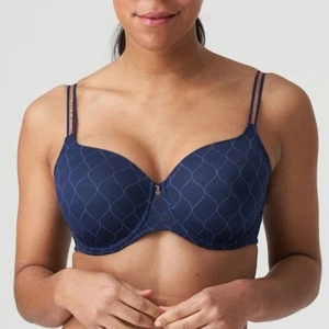 Primadonna Twist Chryso Padded Bra Heart Shape in Sapphire Blue size 36F - Picture 1 of 6