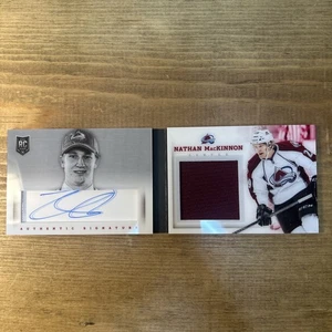 Libro de jugadas Panini 2013-14 Nathan Mackinnon primera ronda edición folleto novato automático - Imagen 1 de 5