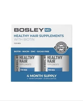 BosleyMD Mens Healthy Hair Growth Supplement Duo For Men - Image 1 of 4