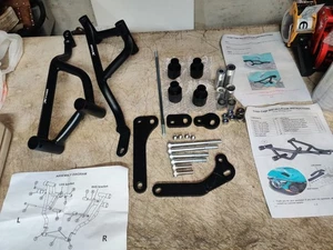 Black Stunt Engine Guard Crash Cage Fit For Kawasaki Ninja 400 2018-2025 - Bild 1 von 24