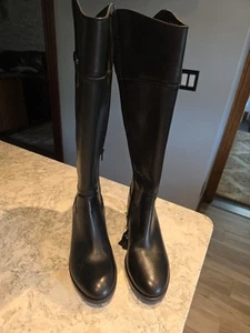 Alfani Step Flex Leather Boots Sz 7 1/2 - Picture 1 of 13