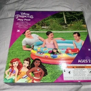 Disney Princess 3-Ring Play Pool 48" x 48" x 12” Bestway - Picture 1 of 24