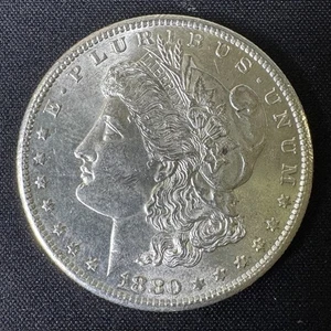 1880 S MORGAN SILVER DOLLAR IN BU CONDITION !!! - Picture 1 of 2