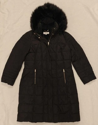 Calvin Klein Women's Black Duck Down Full Length Puffer Winter Jacket - Sz XL - Image 1 of 4