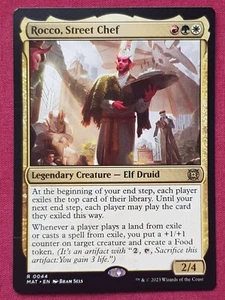 Magic The Gathering MARCH OF THE MACHINE AFTERMATH ROCCO STREET CHEF card MTG - Picture 1 of 2