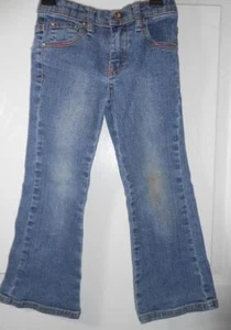 Little Girls Arizona Jeans w Flower Embroidery & Rhinestone Embelishments Size 4 - Picture 1 of 8