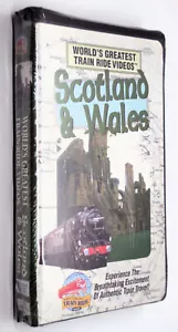 WELTWEIT GRÖSSTE ZUGFAHRT VIDEOS SCHOTTLAND & WALES VHS Züge Eisenbahnen versiegelt - Bild 1 von 4