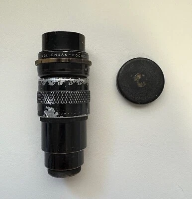 Vintage Wollensak 3 3/4" f3.3 C Mount Cine Movie Lens BOLEX 16mm Camera - Image 1 of 4