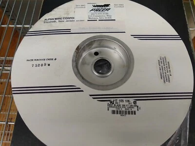 New, Alpha Industries, FIT-105-1IN BK005, Heatshrink 1" X 100' Reel Black - Image 1 of 2