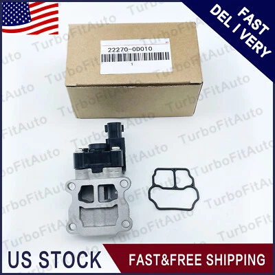 Idle Air Control Valve Fits CHEVROLET PRIZM 1998-2002 TOYOTA COROLLA 2000-2001 - Image 1 of 4
