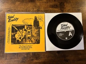 Total Reality - The Final Letdown 7" Record Release Cover #10/25 Hardcore Punk - Picture 1 of 2