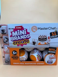 MINI BRANDS CREATE MASTERCHEF NEW (15) BALLS W/ DISPLAY CASE - Picture 1 of 6