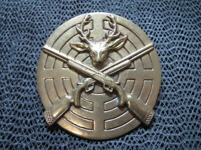 FIVELA DE CINTO DE BRONZE ESPINGARDAS DE CAÇA DE VEADOS ELK BUCK! VINTAGE! BARÃO! 1980! TAIWAN! - Imagem 1 de 4