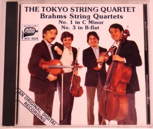 THE TOKYO STRING QUARTETT Brahms String Quartets 1986 MMG Digital CD ENDING SOON - Bild 1 von 3