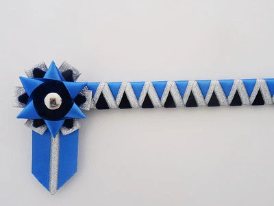 Blau Marineblau & Silber Standard Eckstein Stirnband - zeigt Samt Stirnband £19,99