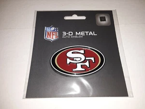 San Francisco 49ers NFL 3-D Metal Auto Emblem - Picture 1 of 3