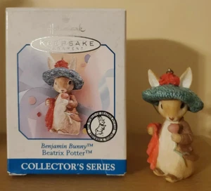 1998 Hallmark BENJAMIN BUNNY Beatrix Potter Easter Ornament - 3rd In Series NEW - Picture 1 of 1