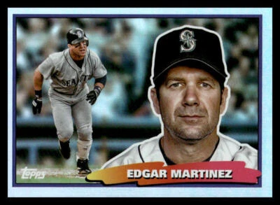 2022 Topps Archives Edgar Martinez  1988 Topps Big Foil 88BF-32 Mariners - Image 1 of 2