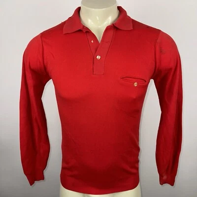 Camisa Van Heusen Años 60 Para Hombres Ban-Lon Nylon Enka Atomic MCM Rockabilly De Colección Pequeña Foto 1 de 4