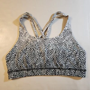 Lululemon Energy BH Größe 8 optisches Täuschungsmuster - Bild 1 von 4