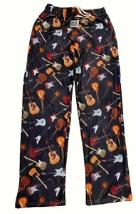Slip Insanity Unisex "ALL OVER GUITARS" Print Lounge Hose mit Taschen #7000 - Bild 1 von 2
