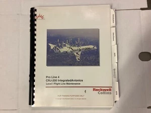 Rockwell Collins Integrated Avionics Manual CRJ 200 Level 1 Flight Line Maint - Picture 1 of 8