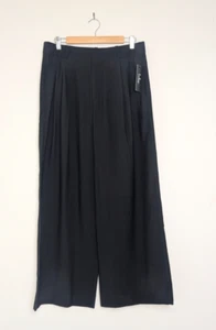 Lulus High Waisted Wide Leg Pants Size L Black - NWT - Picture 1 of 10