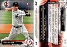 2017 1st Bowman TREVOR STEPHAN Baseball Card BD-167 NEW YORK YANKEES