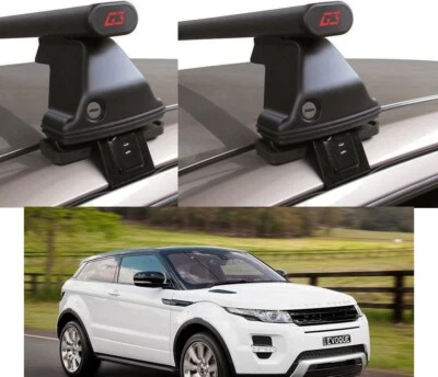 BARRE PORTATUTTO PER LAND ROVER EVOQUE ANNO 2013 OMOLOGATE CON 4 SERRATURE  - Immagine 1 di 3