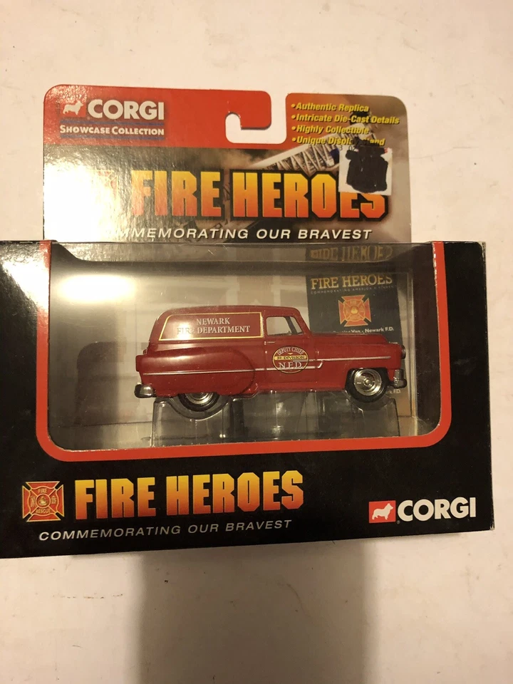 CORGI-SHOWCASE COLLECTION-FIRE HEROES-PONTIAC VAN-NEWARK F.D.CS90014-2002 - Image 1 of 1