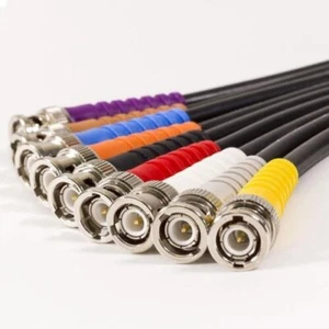 LMR240 Alternative BNC Cable. 50 ohm Black. Antenna, Jumper Assemblies - Picture 1 of 12