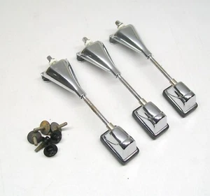 Taye Bass Drum Lugs with Claws and Rods 3 Pcs Lot 82-292 - Picture 1 of 3