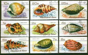 232 - Guinea Republic - Fauna - Shells - Used Set - Picture 1 of 2