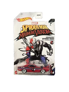 Hot Wheels '70 Dodge Hemi Challenger - Venomized Spider-Man Red #1 - Picture 1 of 2