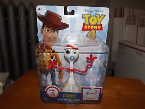 TOY STORY 4 FORKY WITH WACKY ACTION PULL N GO NEW IN PACKAGE - Picture 1 of 5