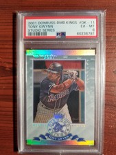 2001 Donruss Diamond Kings Studio Series #DK-11 Tony Gwynn 201/250 PSA 6 EX-MT