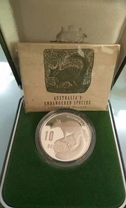 Willie: Australia Numbat Proof 10 Dollars Silver with COA - Picture 1 of 1
