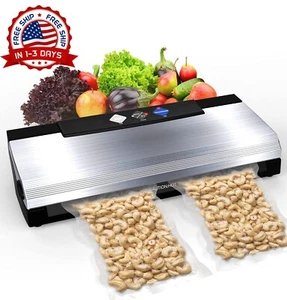 Potente Máquina Automática Para Envasar al Vacio Alimentos Sellado Profesional - Imagen 1 de 8