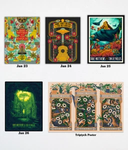Dave Matthews and Tim Reynolds Riviera Moon Palace Jan 23-26 2025 Riviera Poster - Picture 1 of 8