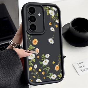 Phone Case For Samsung A16 A05S A25 A54 A14 A35 A55 S25 Flowers Shockproof Cover - Picture 1 of 19