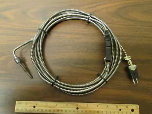 Thermal Heat Sensor With Armored Cable + Armored Cable Extension Tested Good - Picture 1 of 1